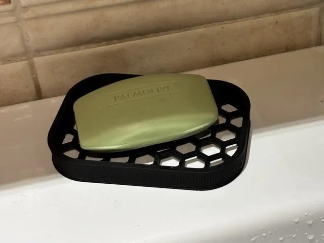 Modern soap tray