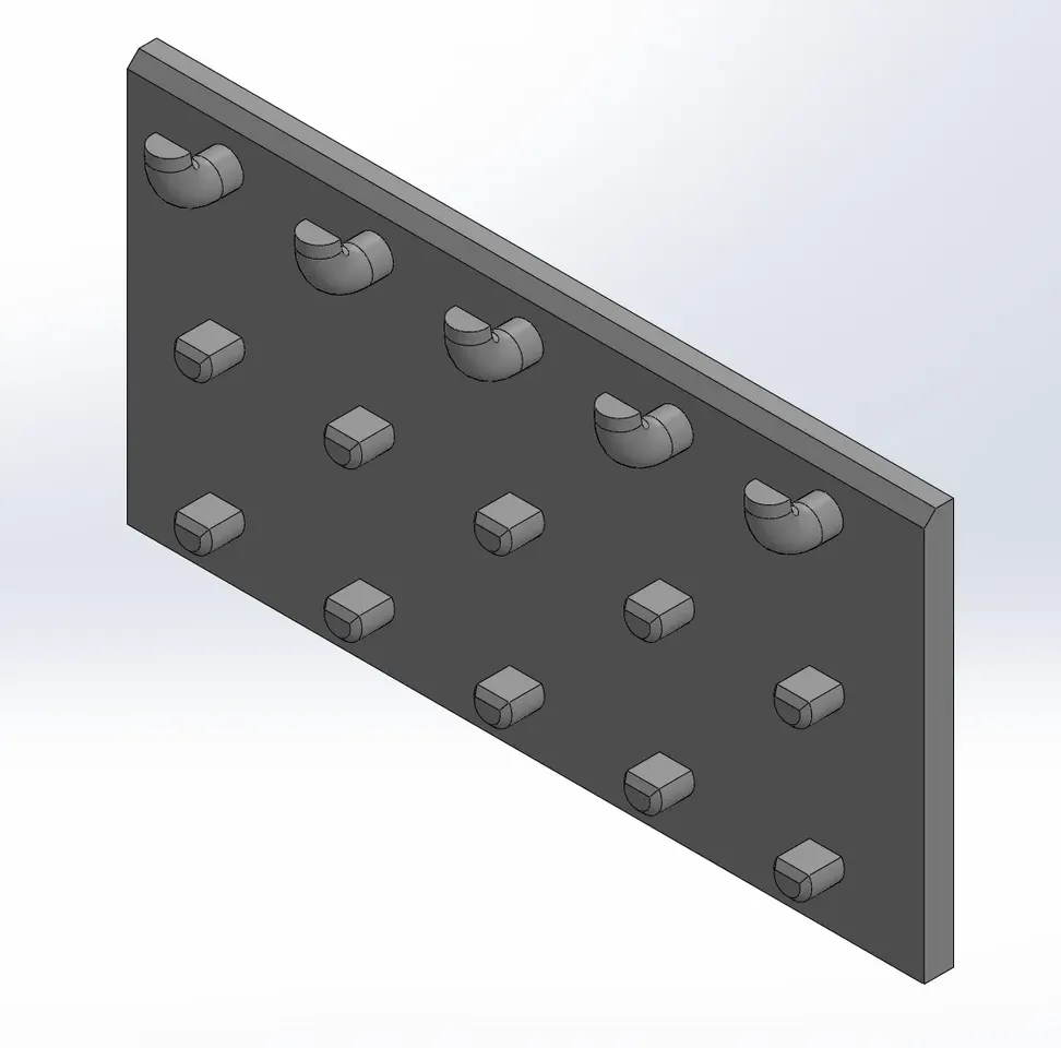 Peg Board Attachment Backplates by souf552 | Download free STL model ...