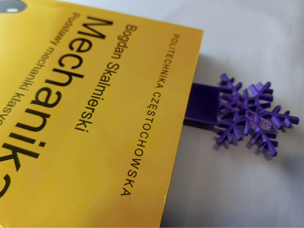Bookmark snowflake