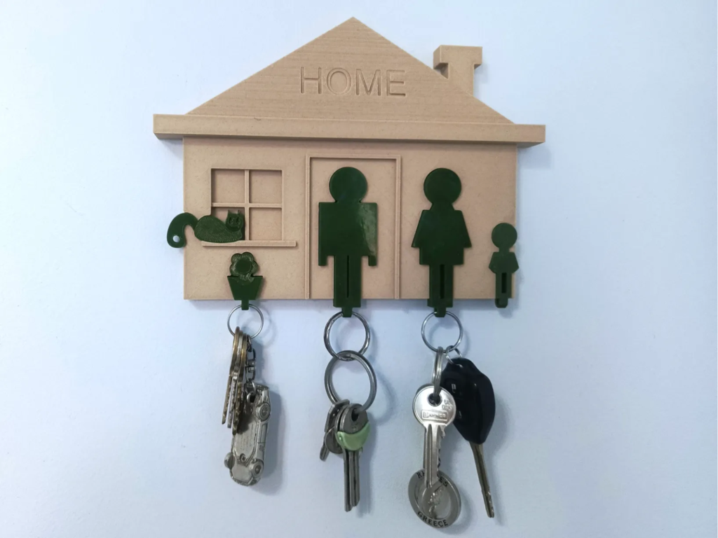 Simple Home magnetic key holder