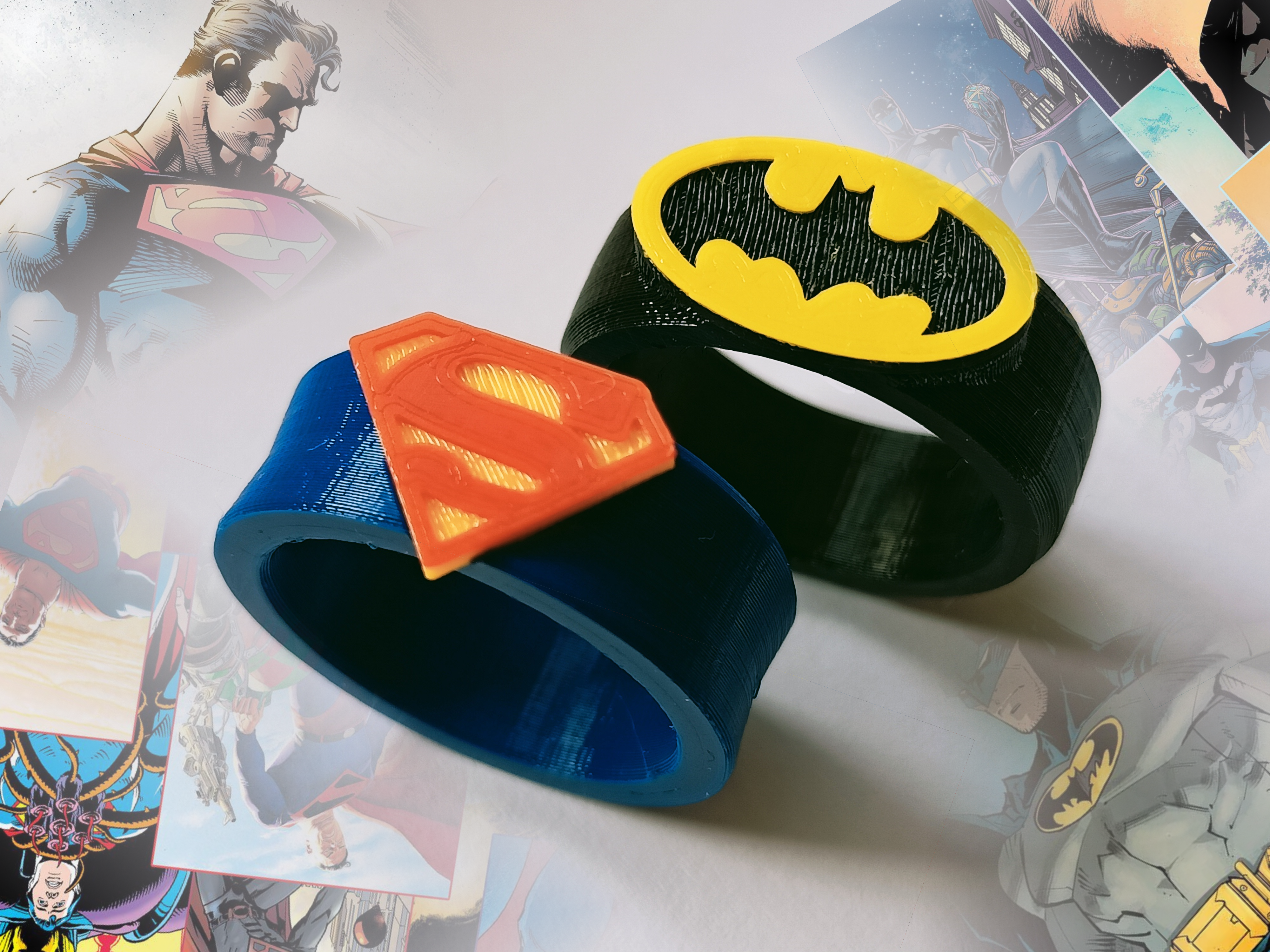 Batman vs Superman Rings