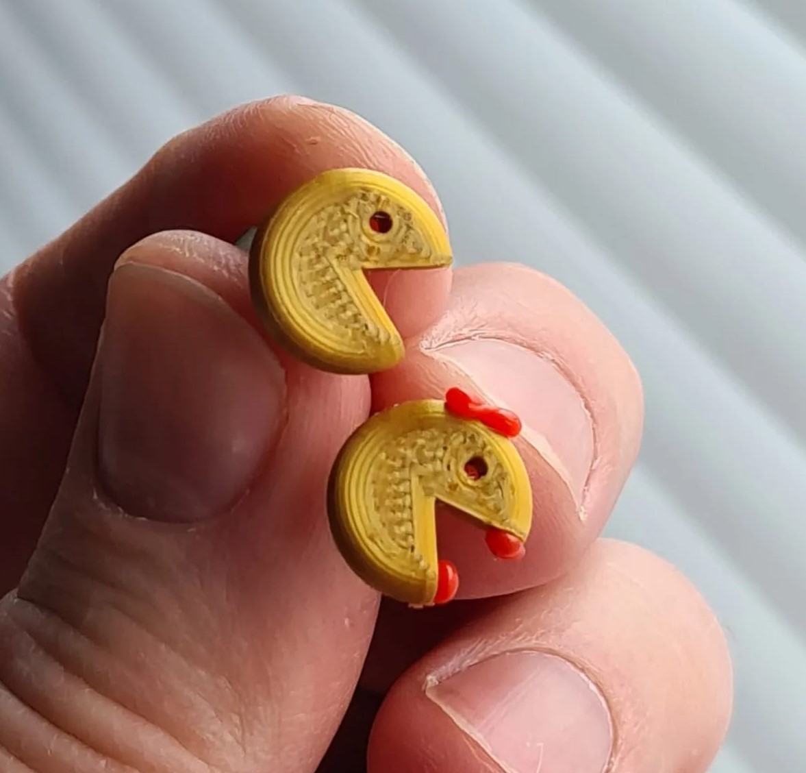 Mr. & Ms. Pac-Man earrings