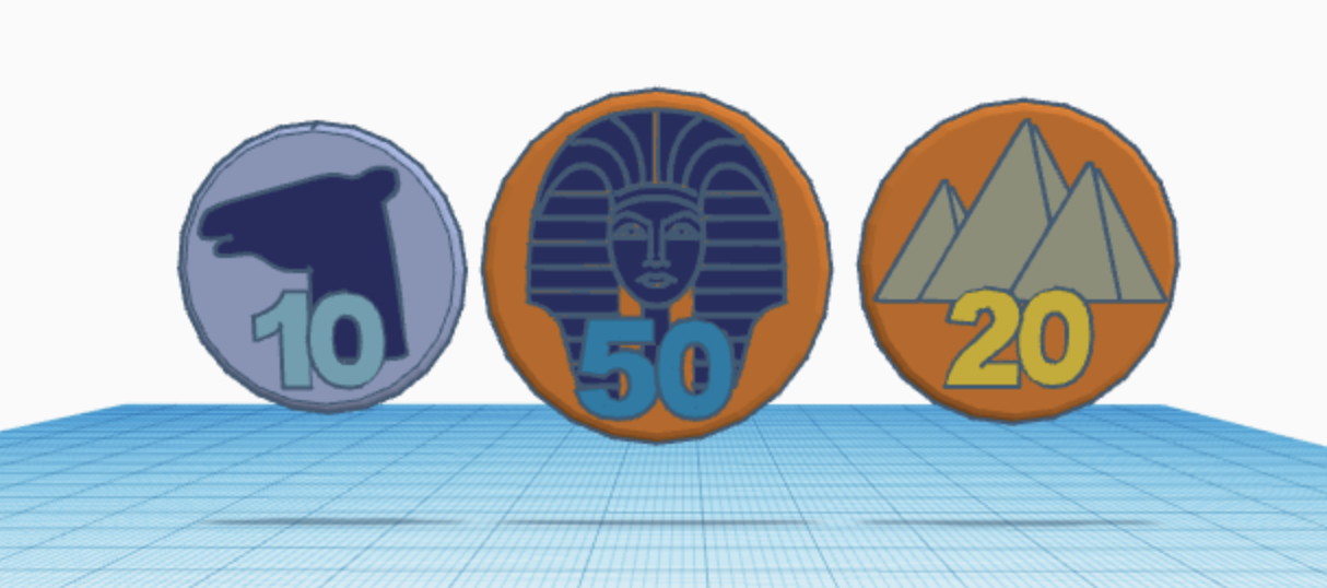 Camel Cup Game Coins