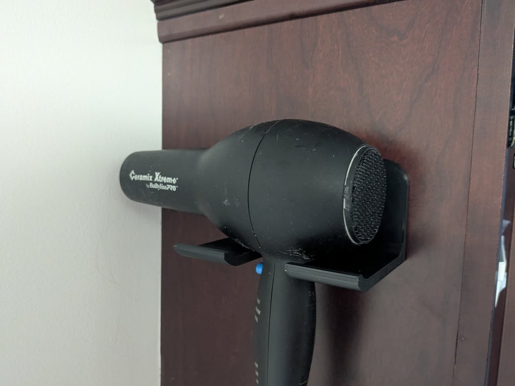 Wall mount hair dryer hanger / hook / bracket