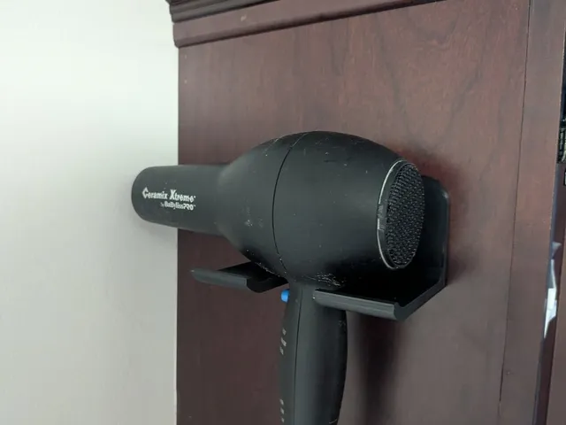Wall mount hair dryer hanger / hook / bracket