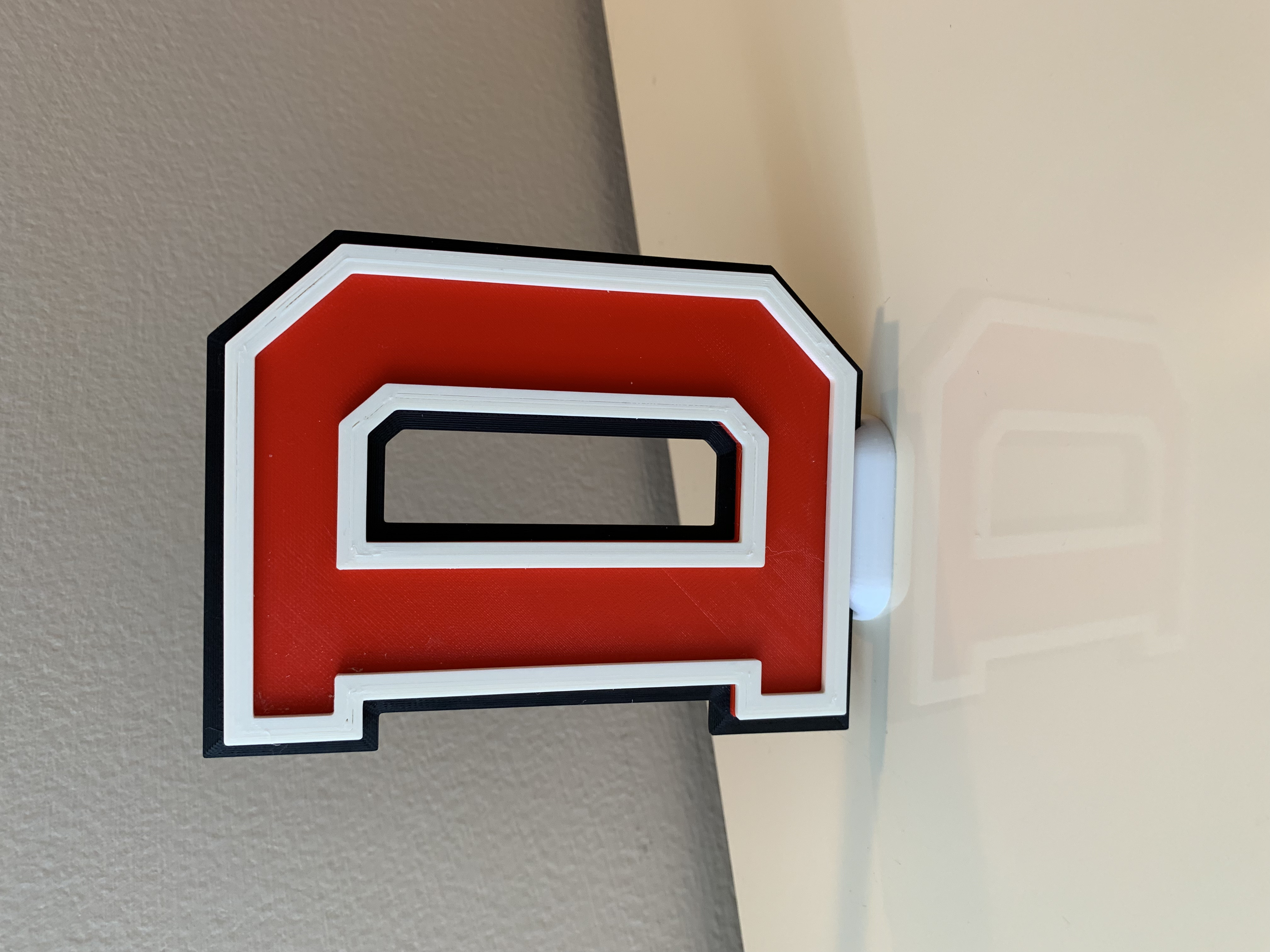 Alphabet Letter 'D' - Sport/School Colors