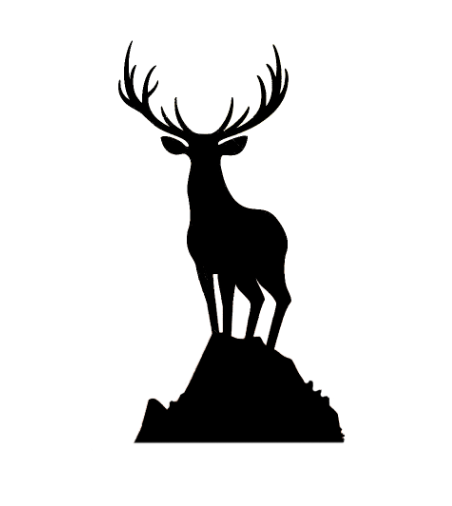 Deer wall decal