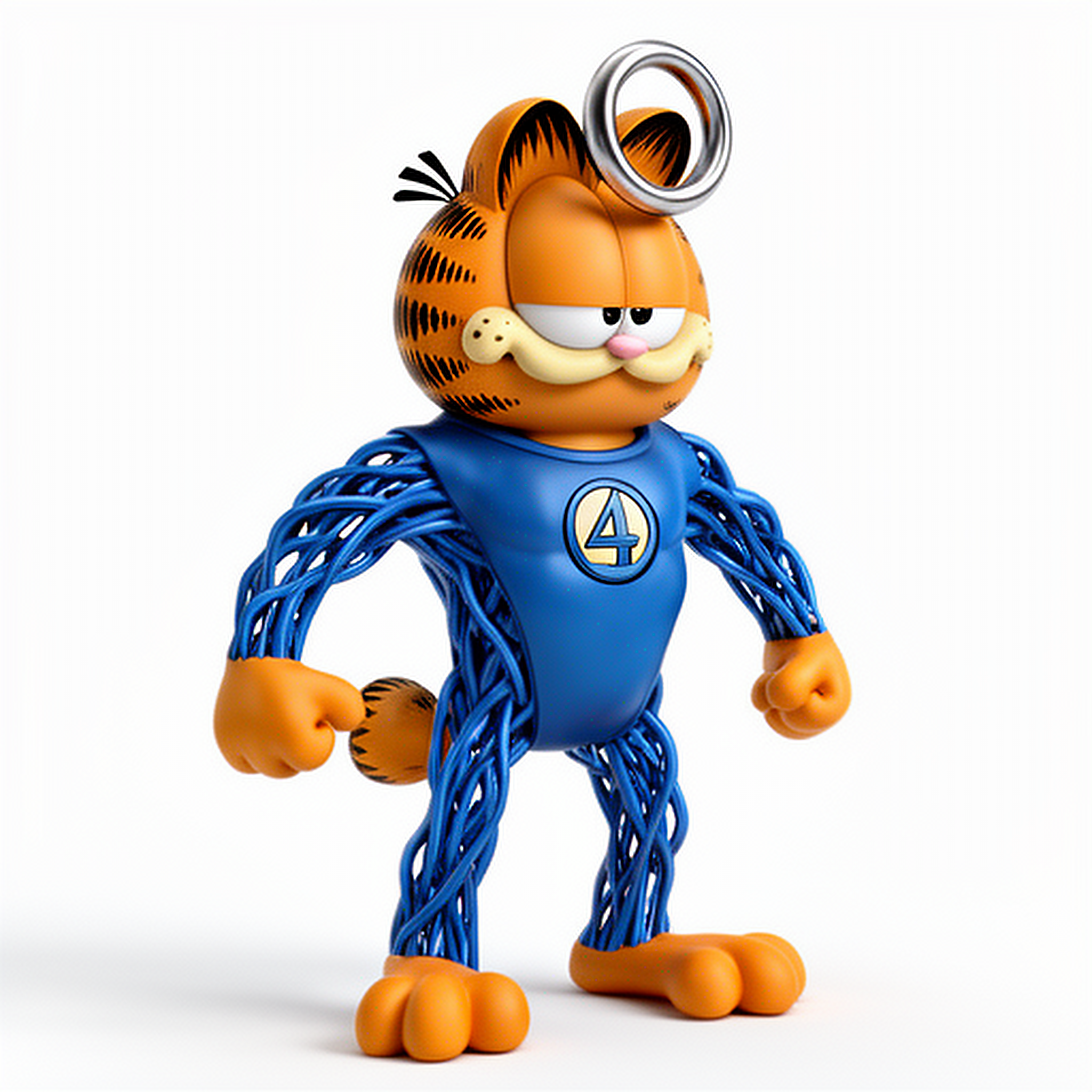 Garfield Mr Fantastic Ring Figure