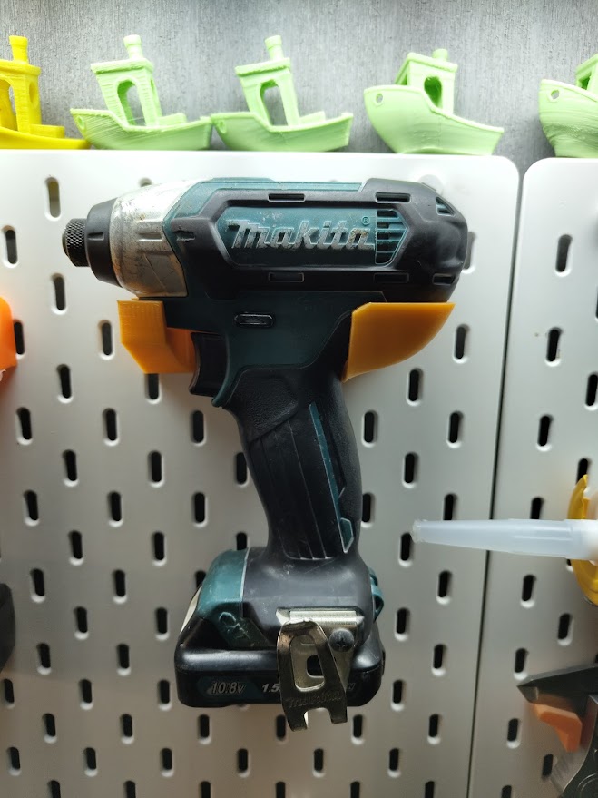 Ikea Skadis Makita TD110D 10.8V Impact Drill Holder