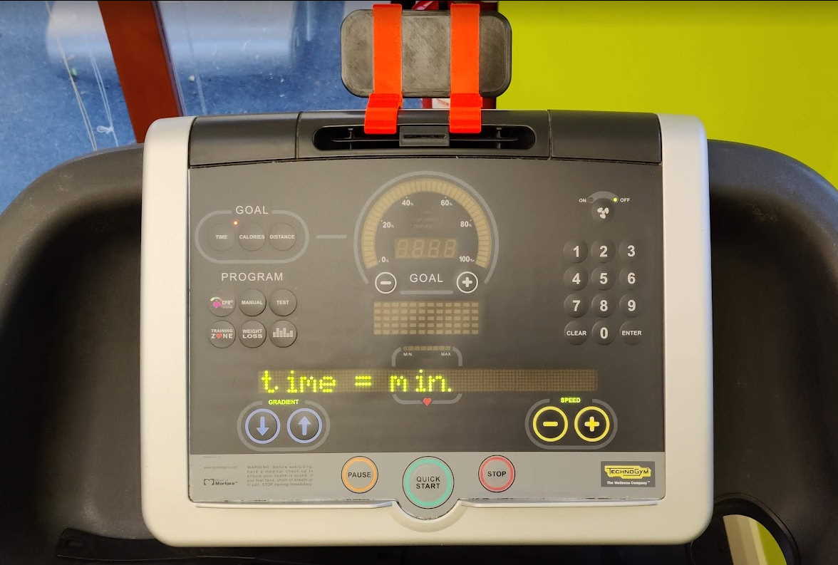 Technogym Treadmill Mobile Phone Holder