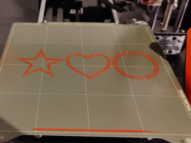 First layer adhesion test