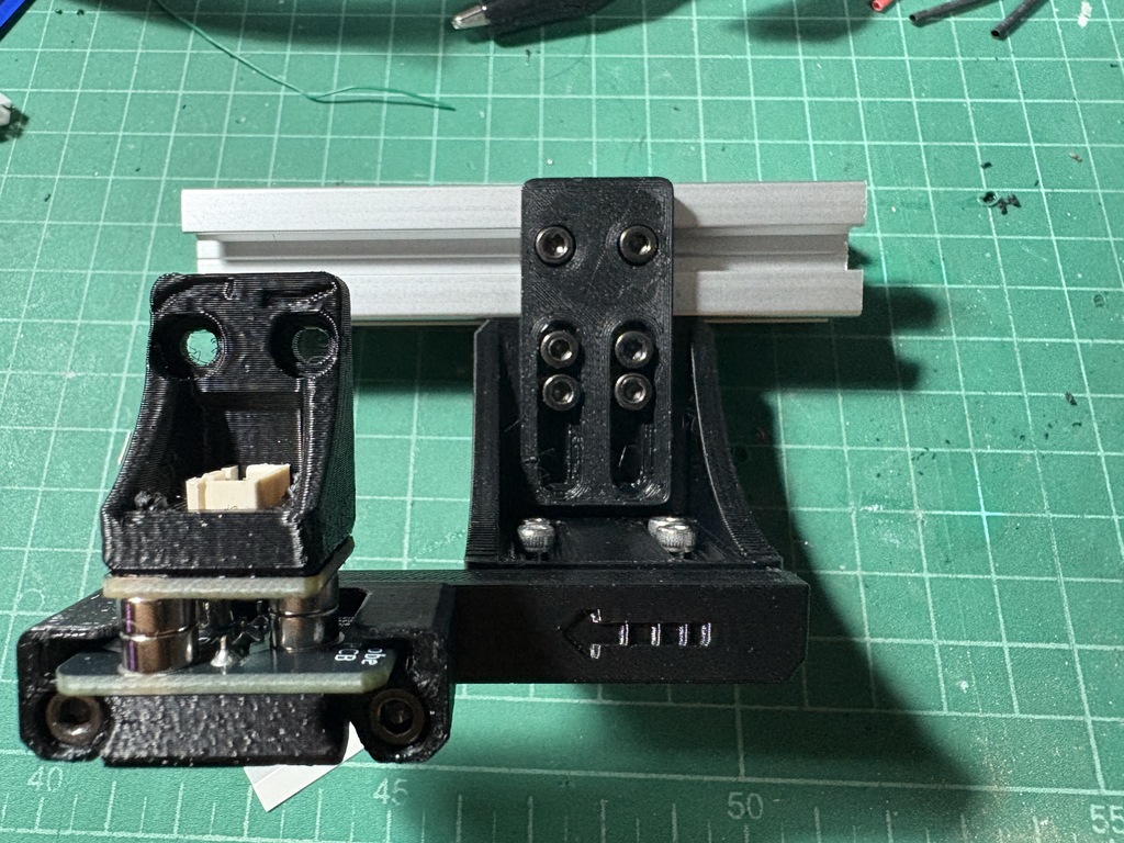 Klicky Probe Dock Mount Variable with M3 screws and Hammerhead nuts