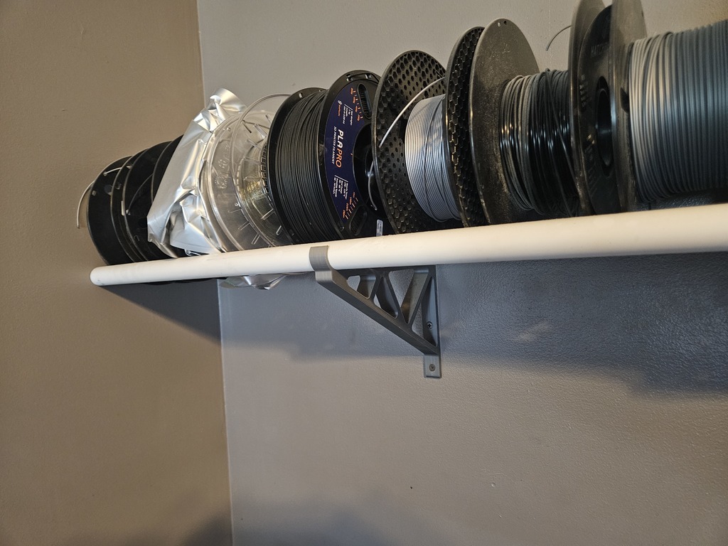 PVC shelf bracket