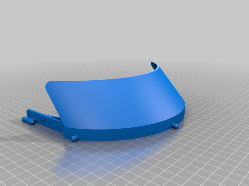 NIH Approved face shield design