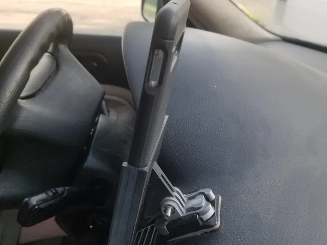 Galaxy S10e car mount with power (GoPro style)