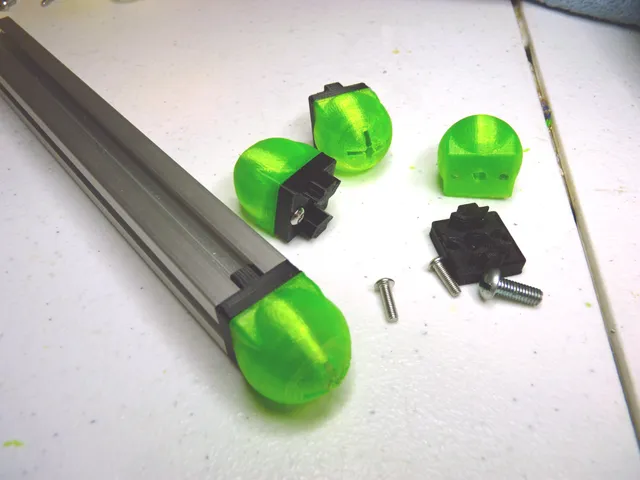 Vibration damper foot for Misumi Series-5 2020 (on-end)