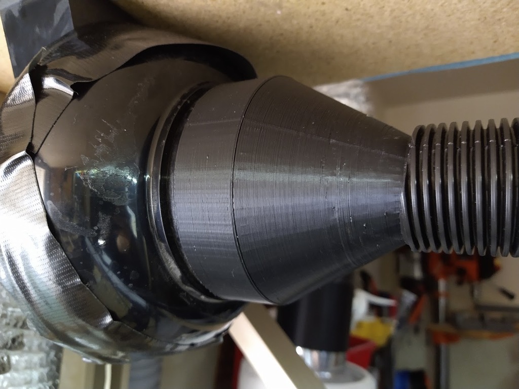 Exhaust reducer 96mm ID to 40mm OD