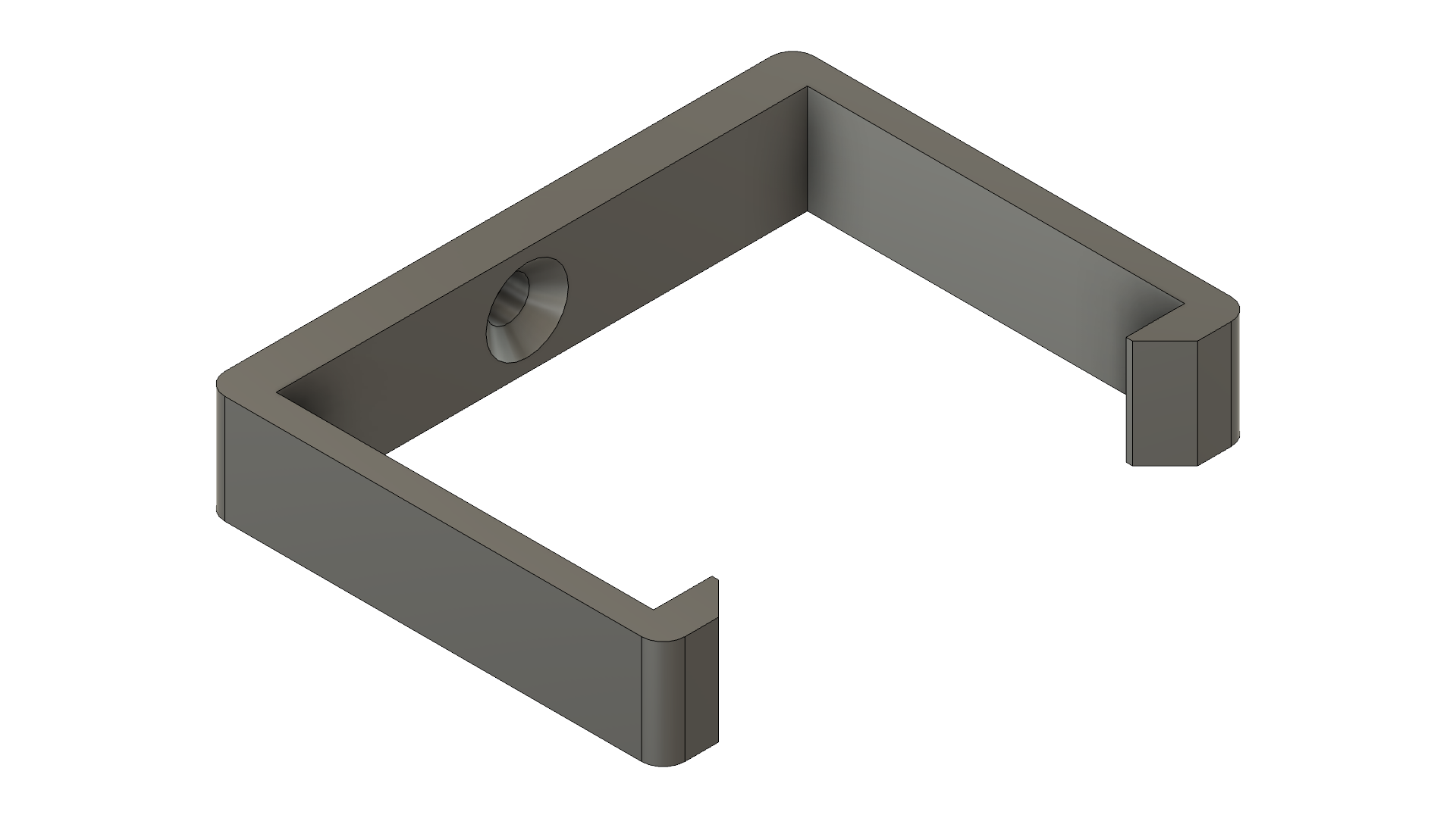 Powersupply under desk mounting brackets