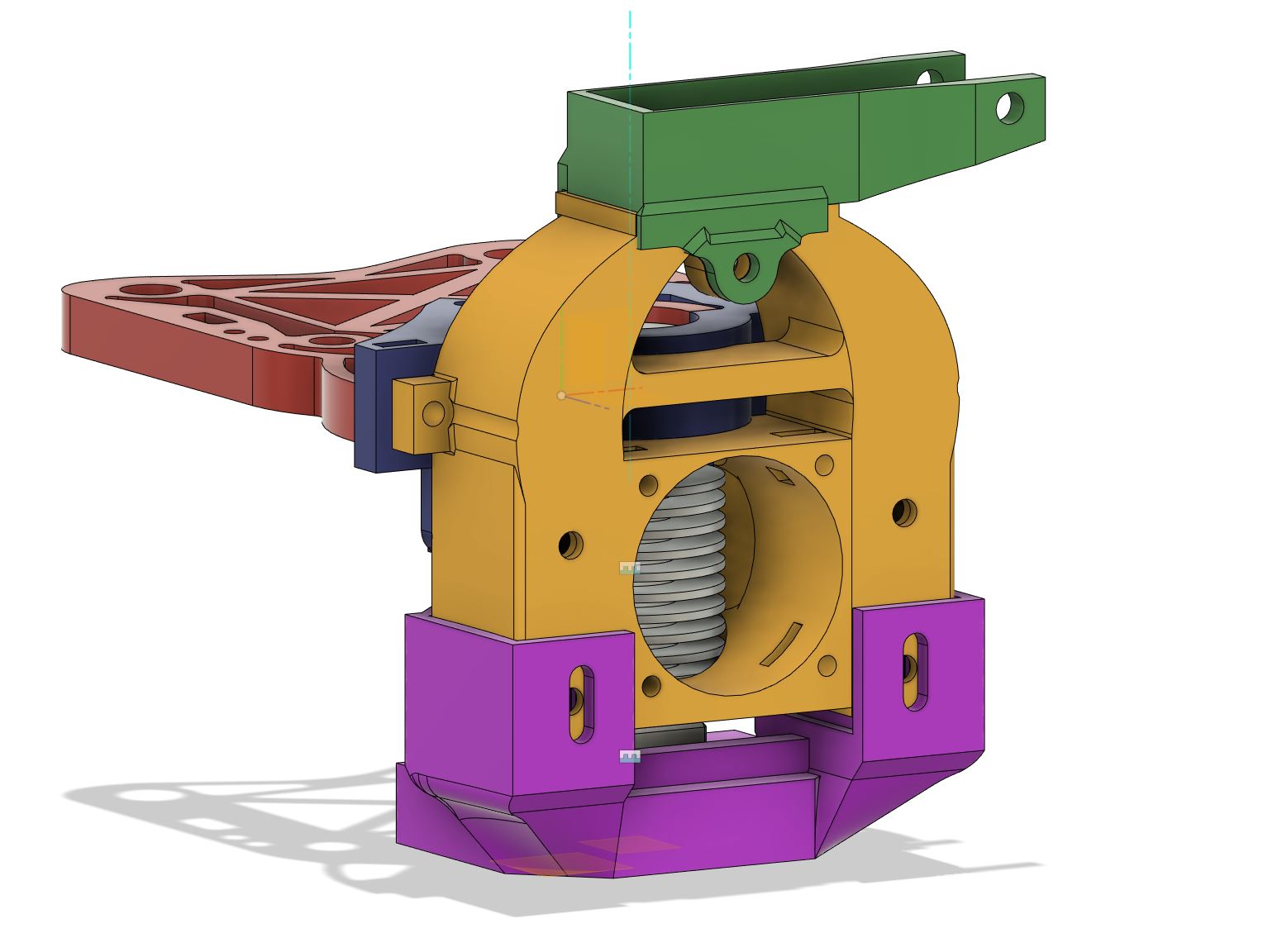 Tevo / 2020 / 2040 E3D V6 X-Carriage + Hot End Assembly