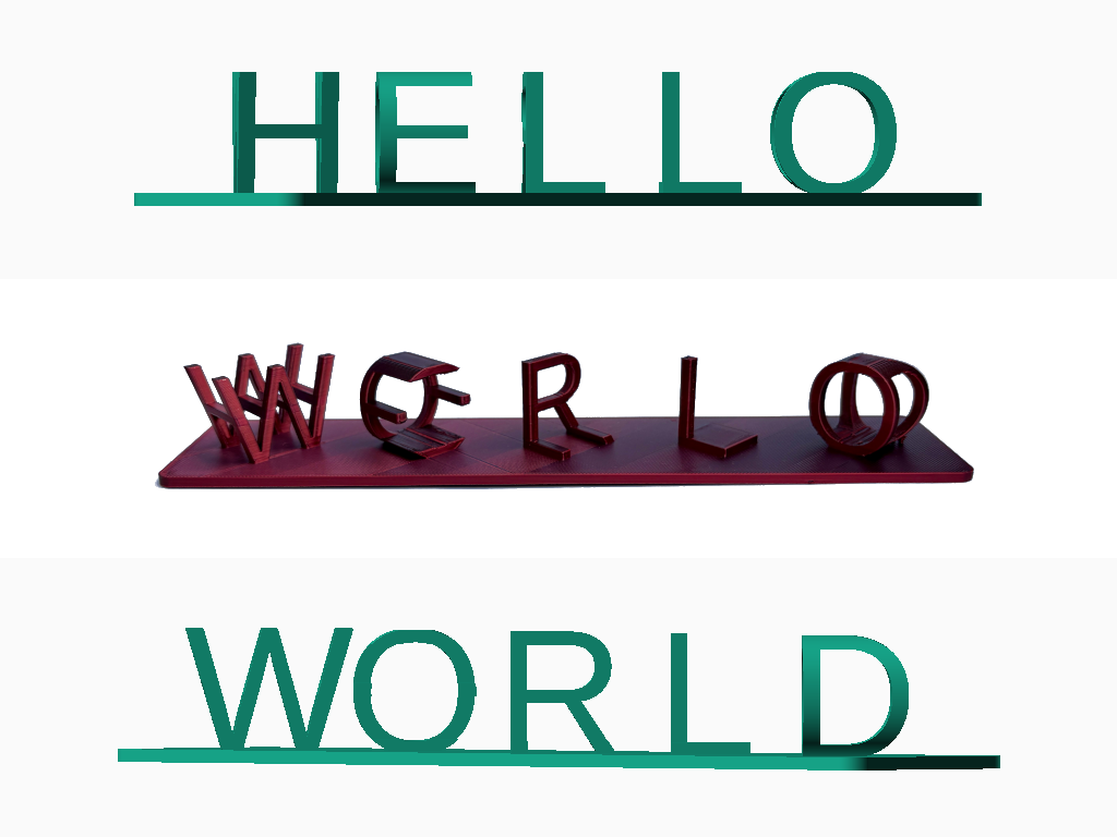 3D Ambigram Generator