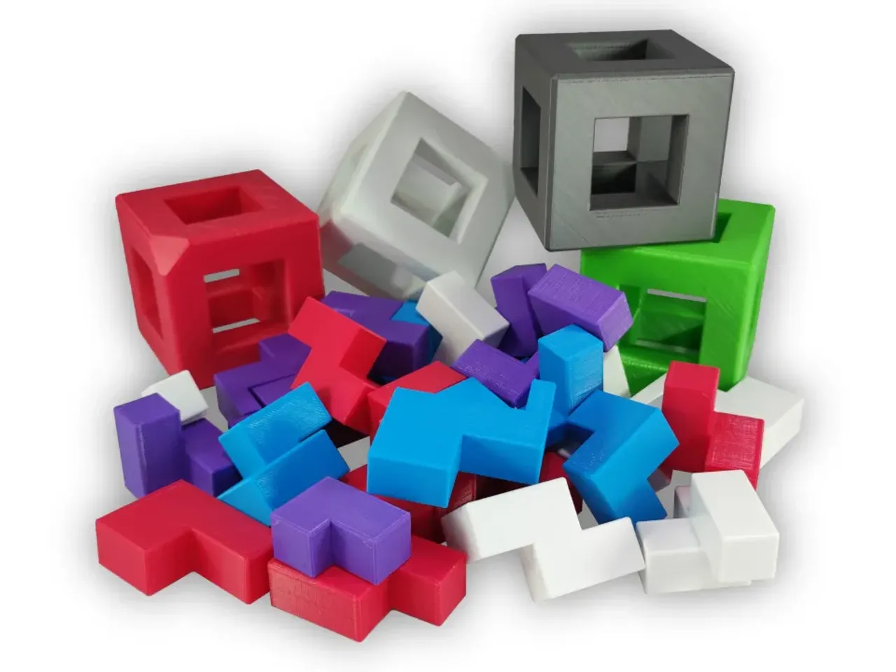 victoria conjunción Anormal Puzzle Cube 3D Cross by Katarn | Download free STL model | Printables.com