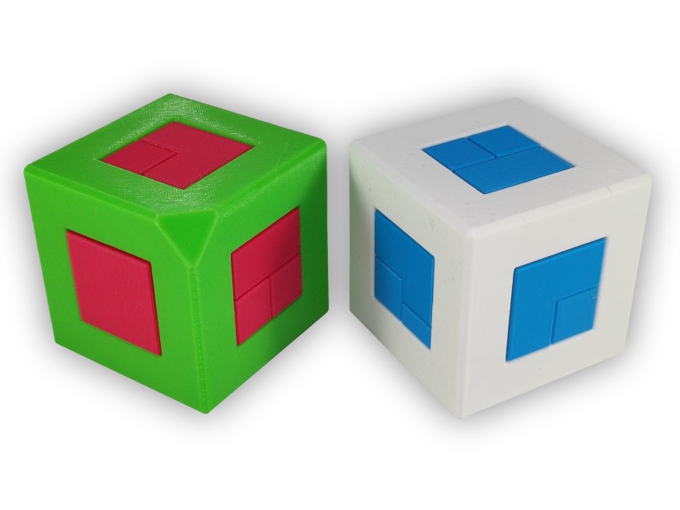 Puzzle Cube 3D Cross by Katarn | Download free STL model | Printables.com