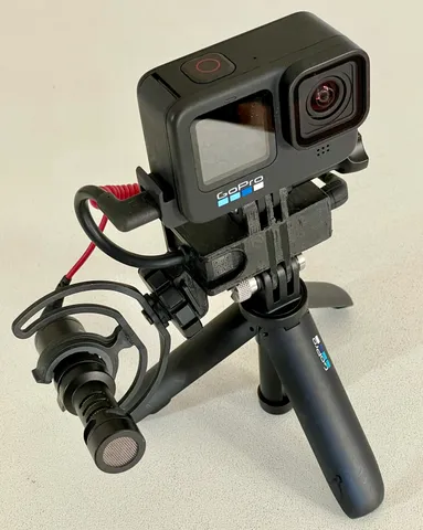 GoPro Mic Adapter Holder Hero 9, Hero 10, Hero 11, Hero 12