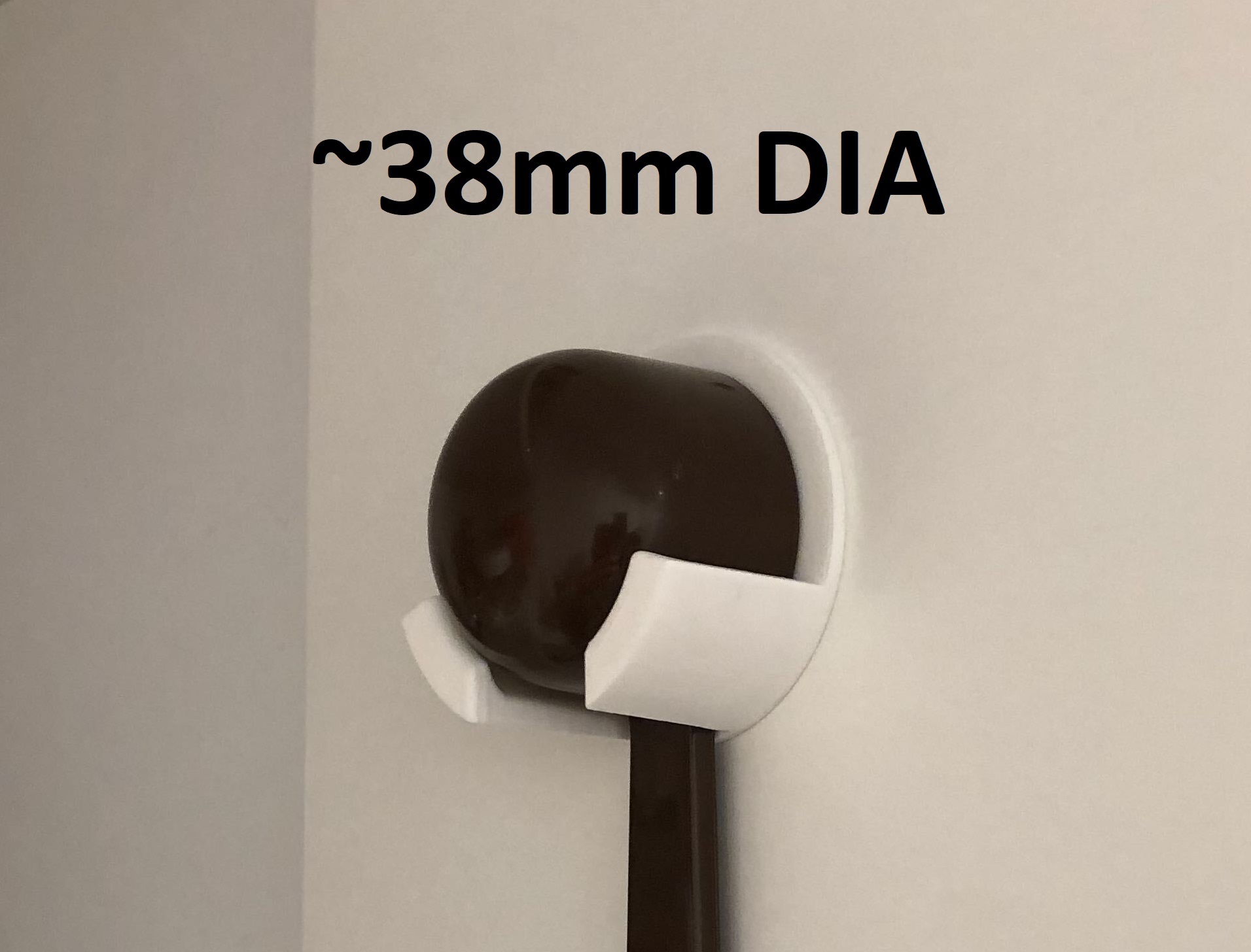 Coffee scoop hanger / hook (38mm)