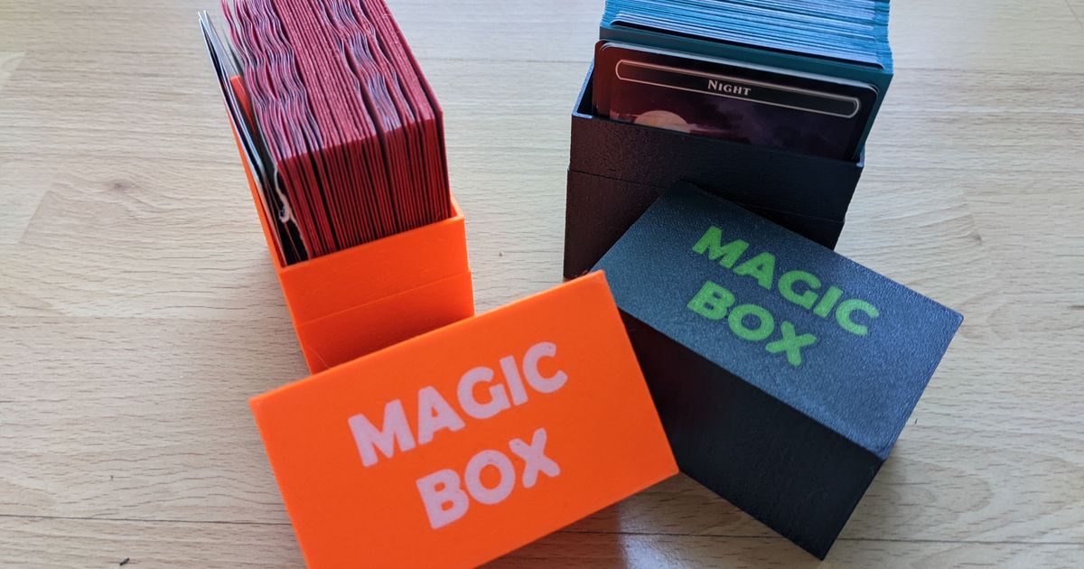 Magic box text by miXal Download free STL model
