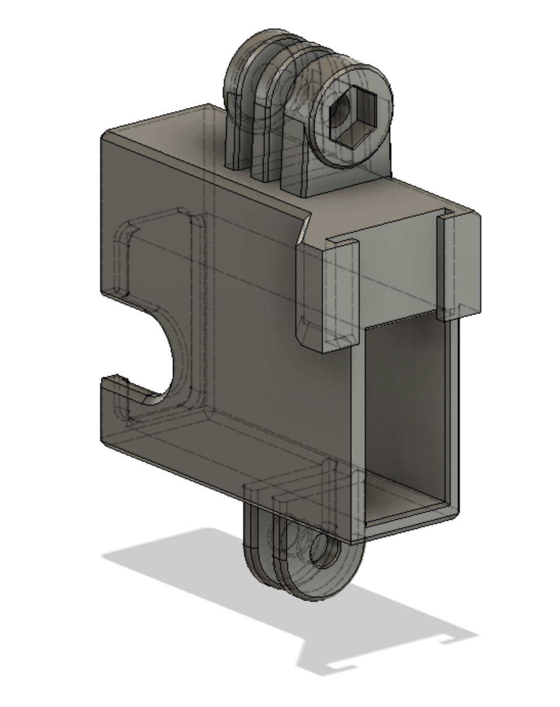 GoPro Mic Adapter Holder Hero 7 etc by Jocke Selin Download free STL