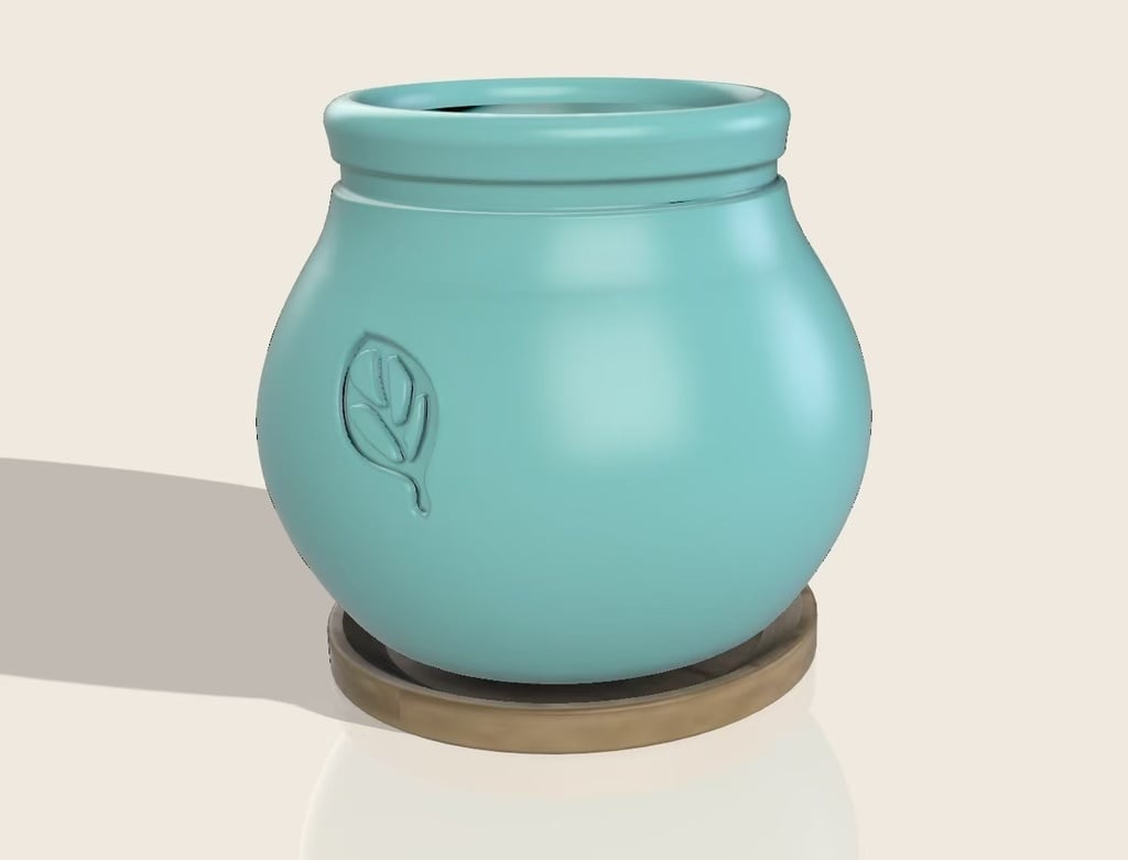 LeafPod – Smooth Finish Succulent Planter 极简圆润多肉花盆