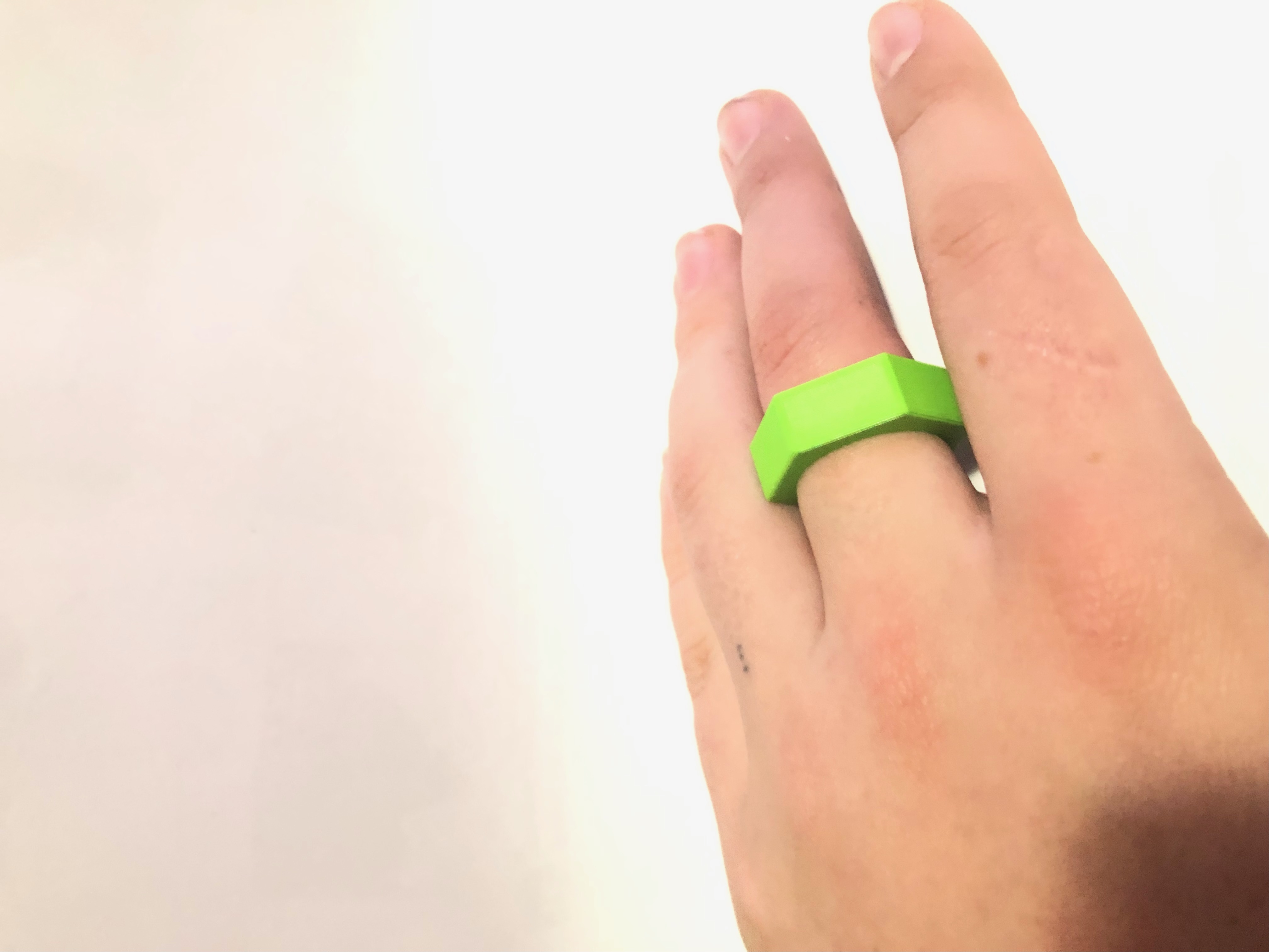 Miniatura 2 do modelo 3D Hex Ring