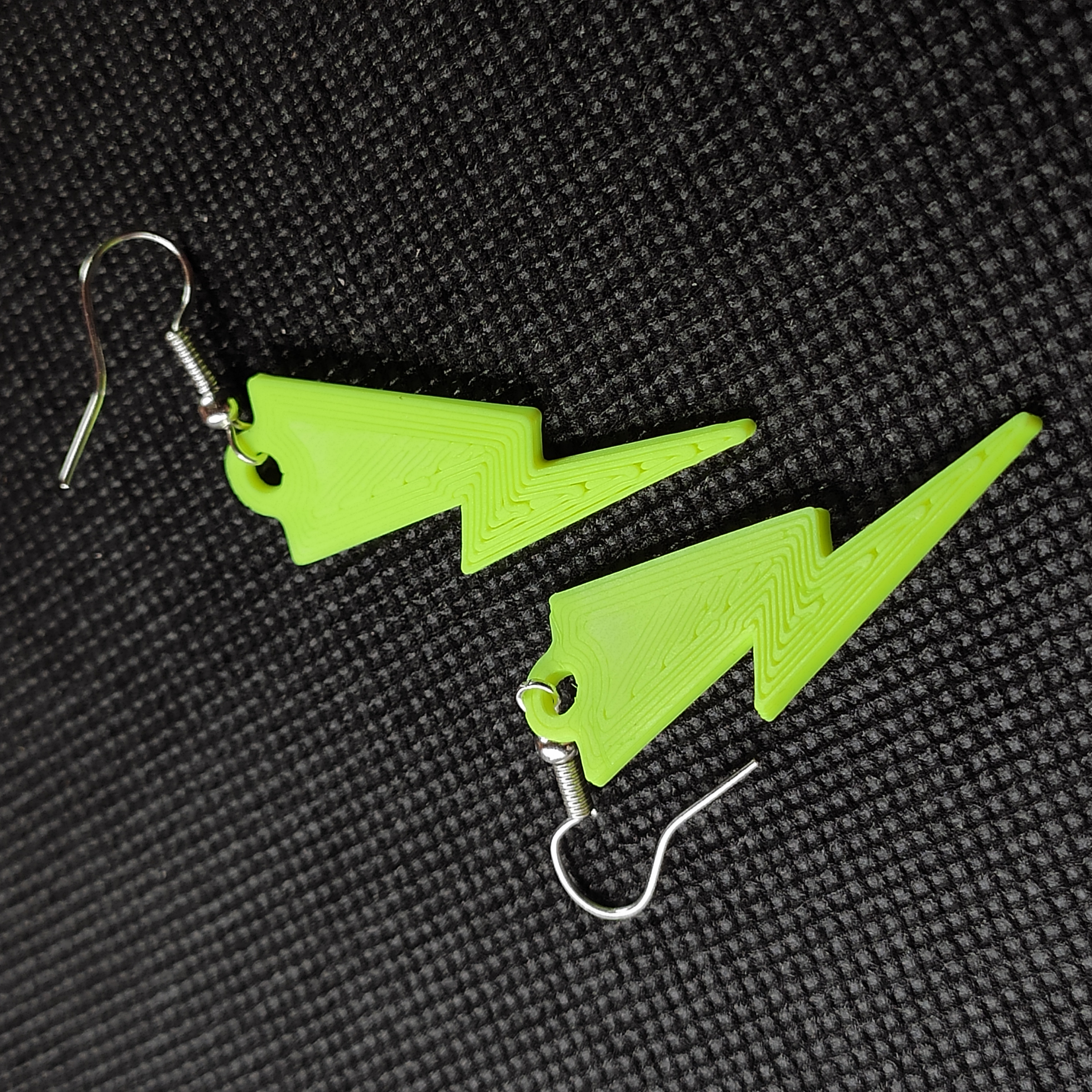 Miniatura 2 do modelo 3D Lightning earrings