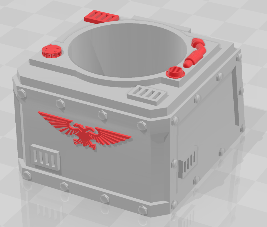Aegis Turret Base and Foldable Tarantula base - WH40k