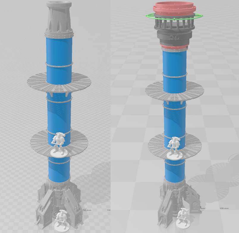 DIY - Paper Towel Roll Smokestack - WH40k