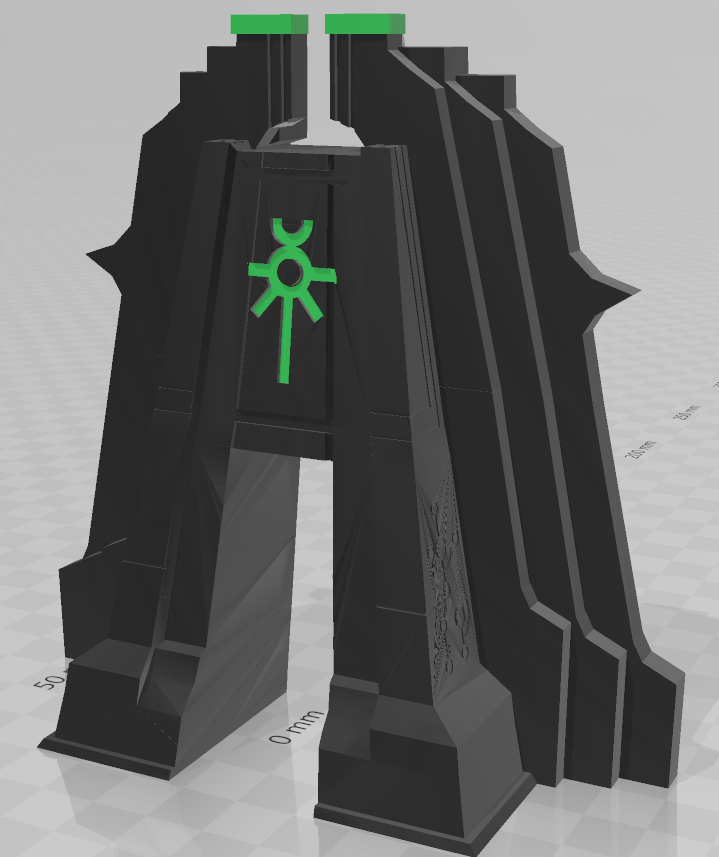 DIY - Necron Entrances - WH40k