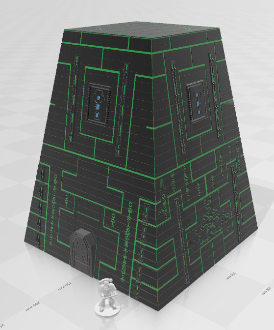 DIY - Necron Ziggurat (Large) - WH40k