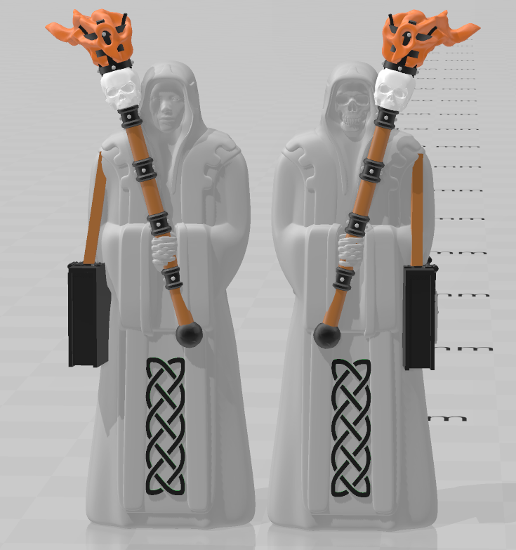Imperial Priest Statues - WH40k