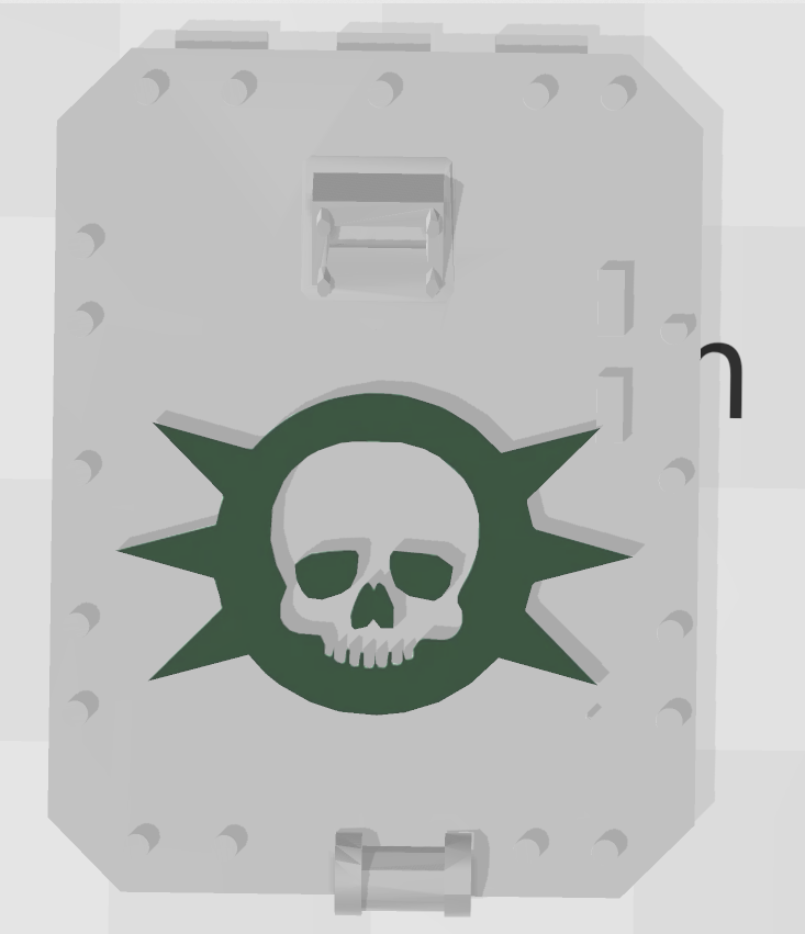 Alternate doors for Landraider Mk1 (Nurgle) - WH40k
