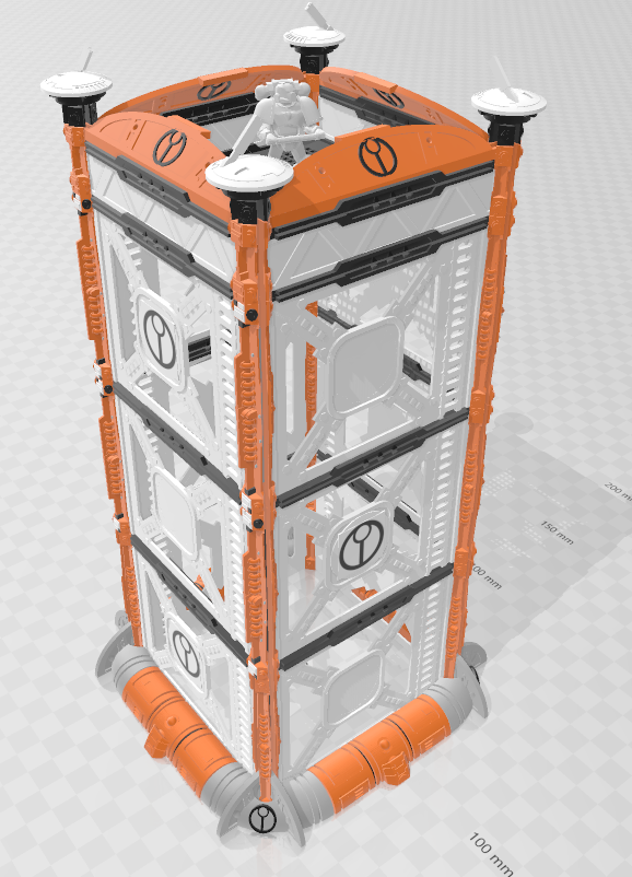 PLF - TAU Sentry Tower - WH40k
