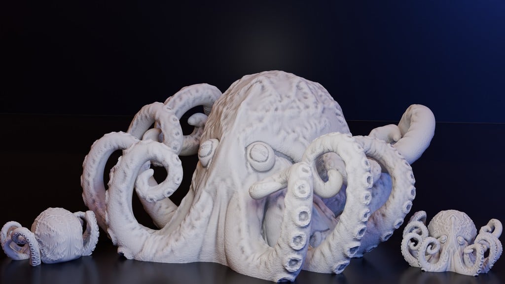 Giant Octopus 50mm/25mm (DND / TTRPG)