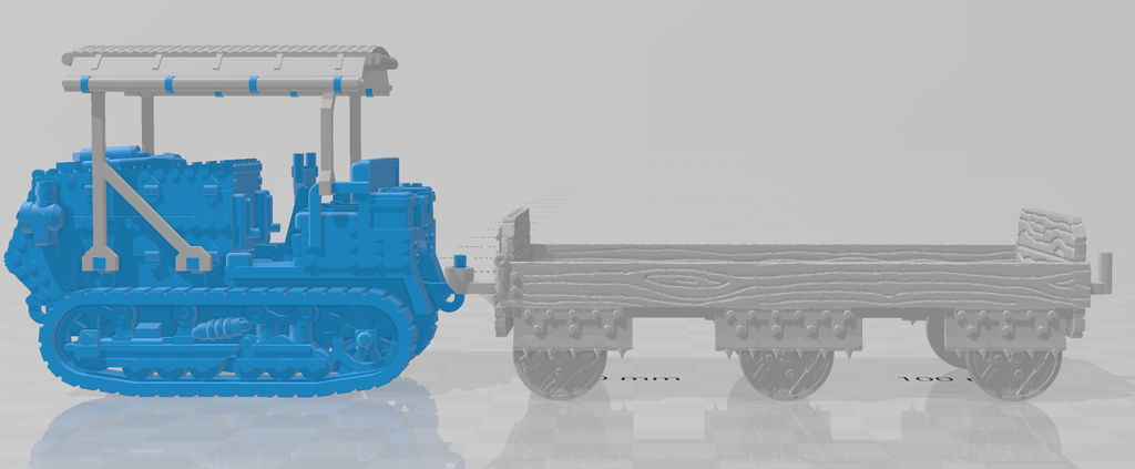 Awning and long wagon - Necromunda Hauler - WH40k