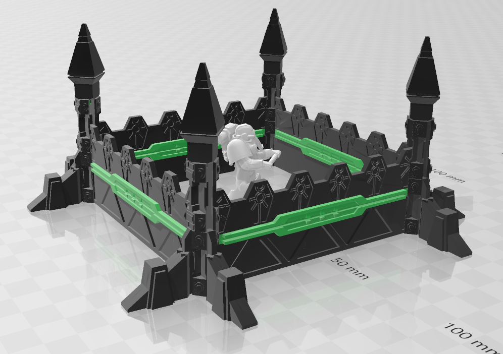PLF - Necron Redoubt - WH40k