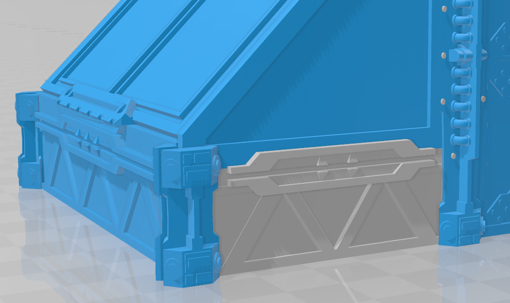 PLF - Plasteel Light (Half Wall S) Frame - WH40k