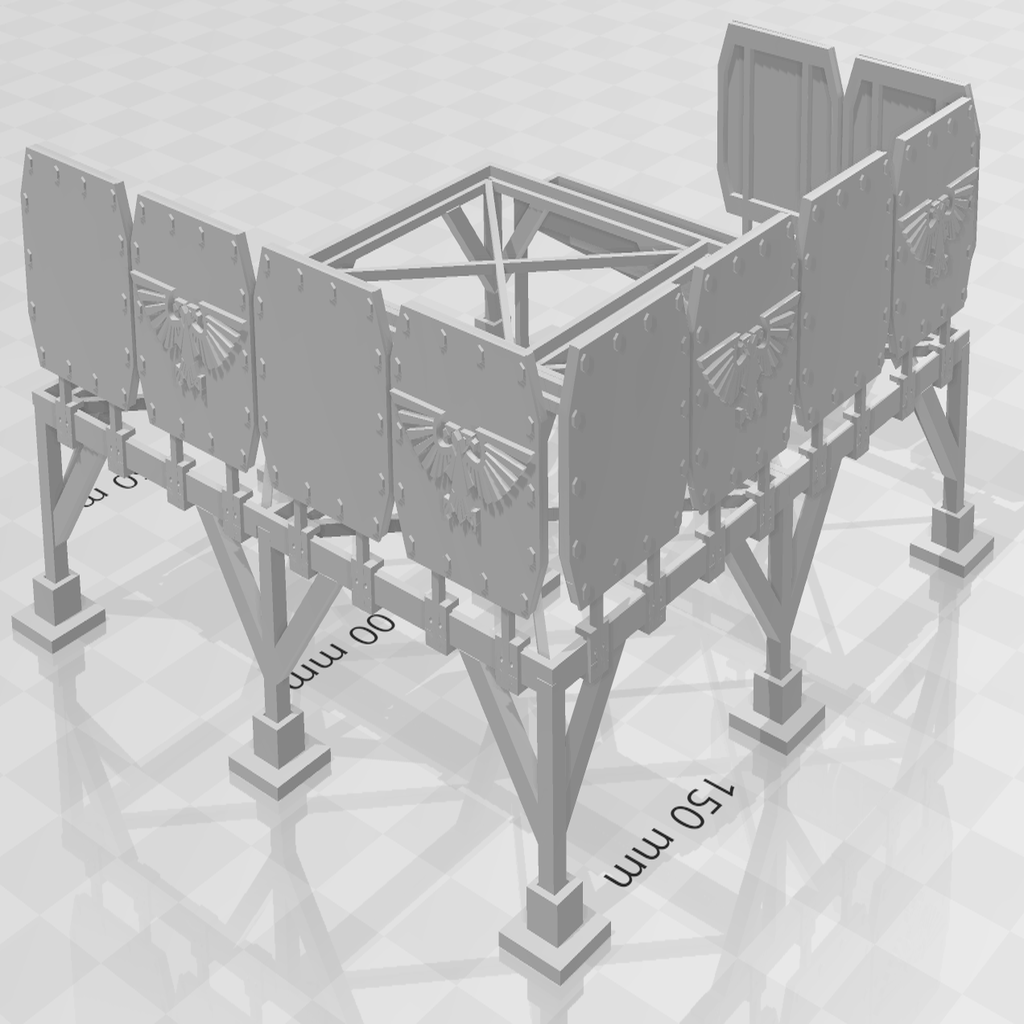 Pre-Fab Bunker Scafolding - WH40k