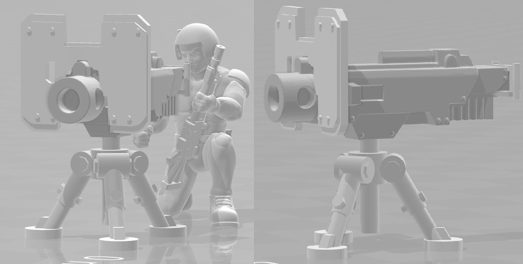 Portable Heavy Bolter - Heavy Weapons Squad - WH40k
