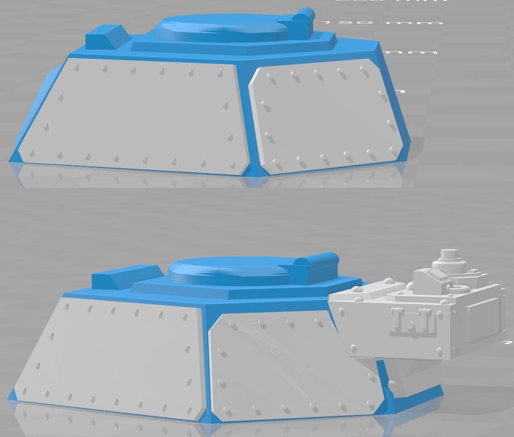 Alternate turret armor for Chimera like vehicles - WH40k