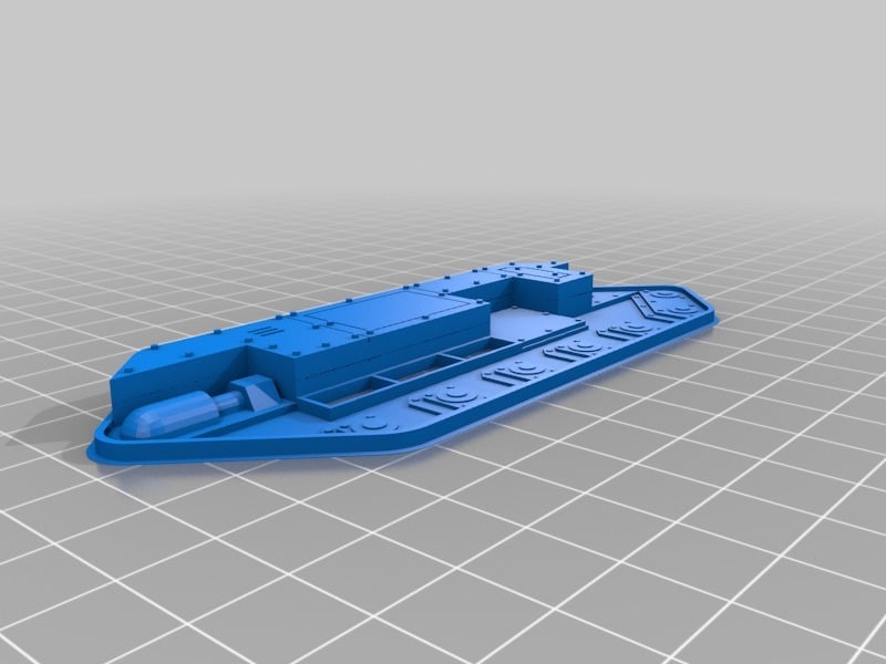Alternate thicker side armor for Chimera like vehicles - WH40k 