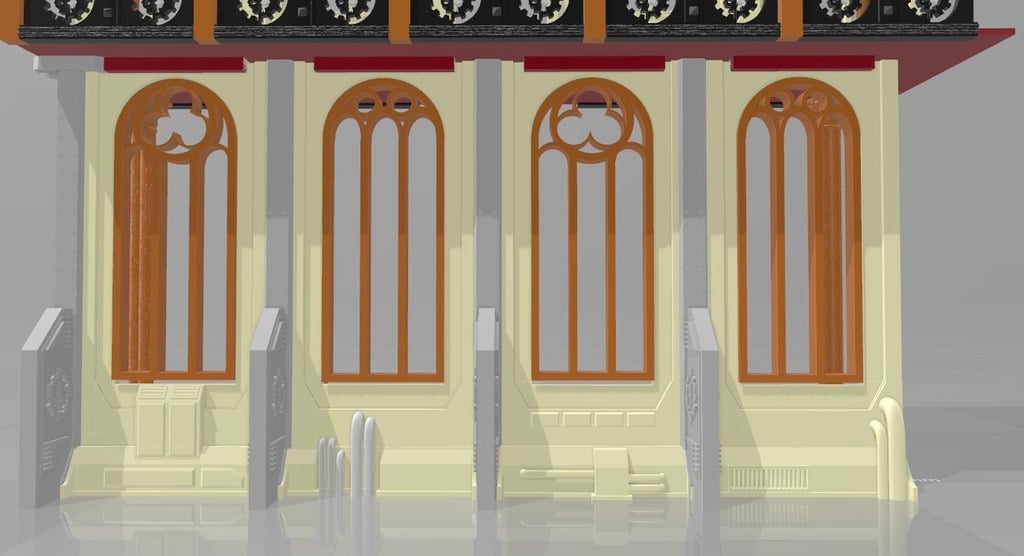 Cathedral Tall Windows wall - WH40k