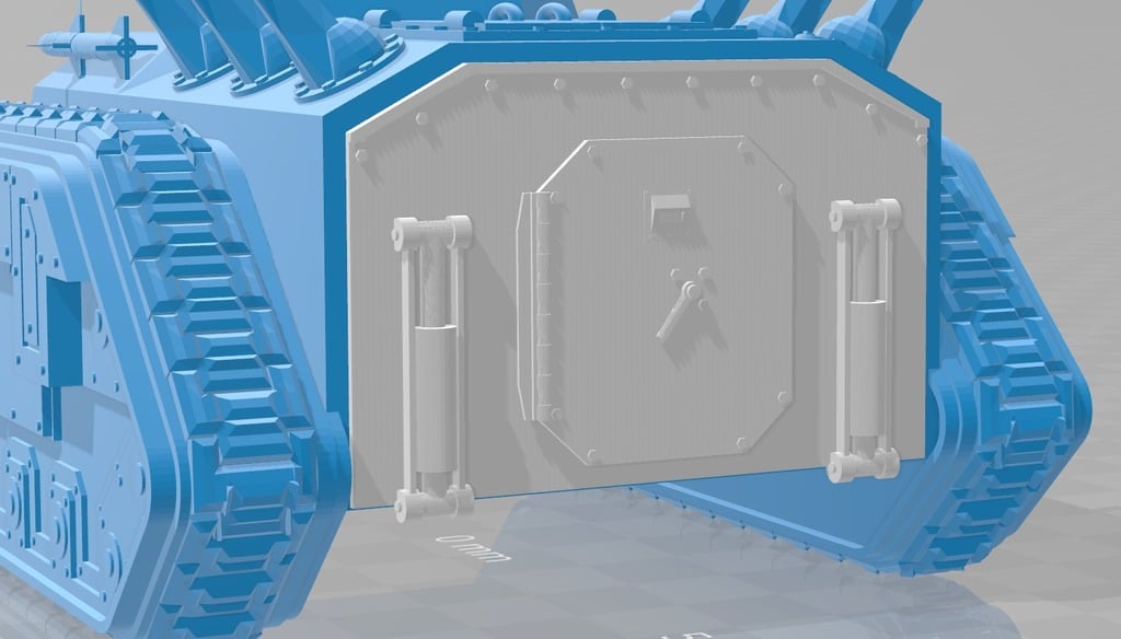 Alternate rear doors for Chimera like vehicles - WH40k